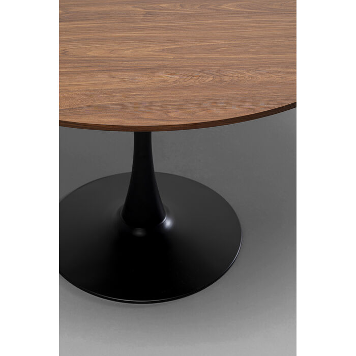 [86795] Table Schickeria Walnut Black Ø110cm - 3