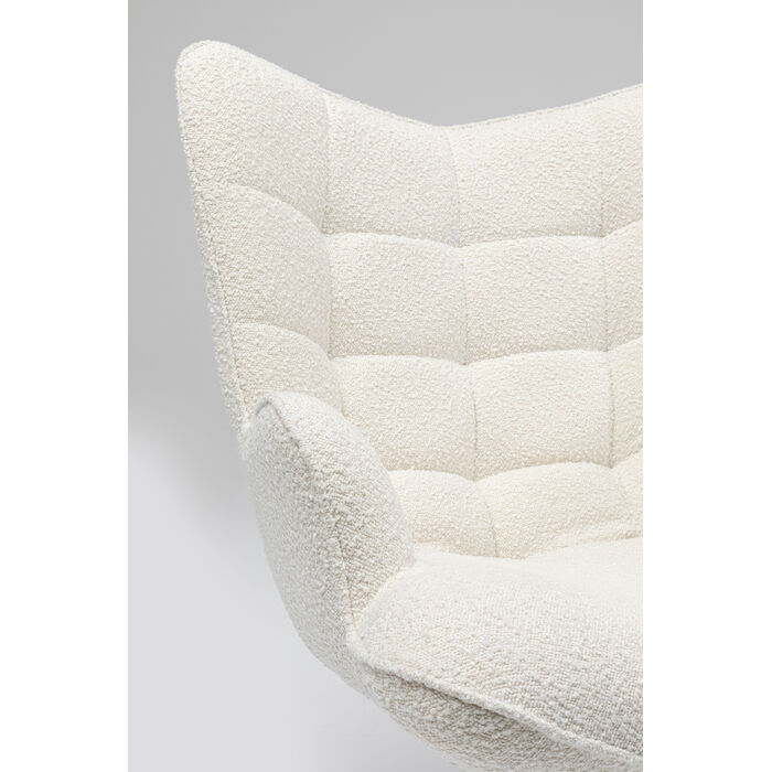 [86866] Kerusi Berputar Oscar Boucle Cream - 4