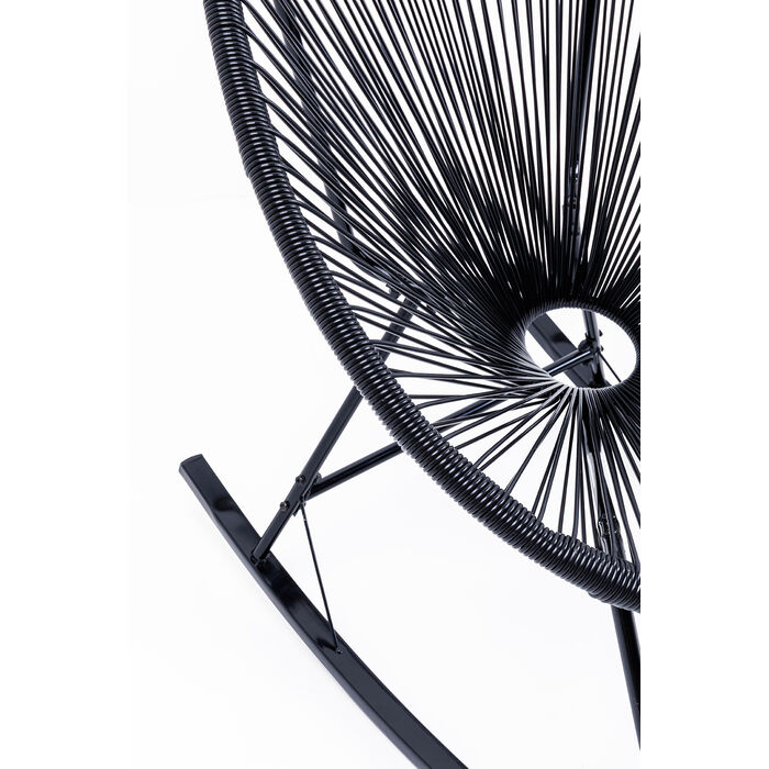 [86872] Chaise à bascule Acapulco Mono noir - 4