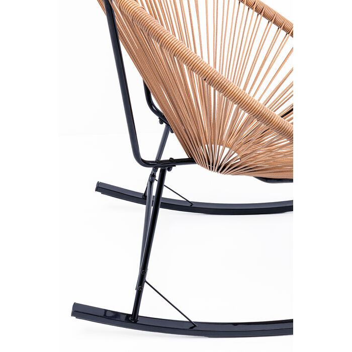 [86873] Chaise à bascule Acapulco nature - 4