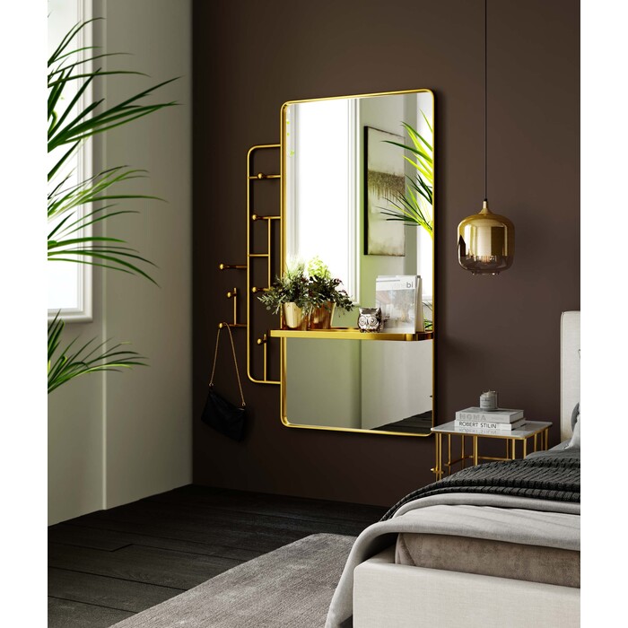 Coat Rack Tristan Mirror 150x76cm