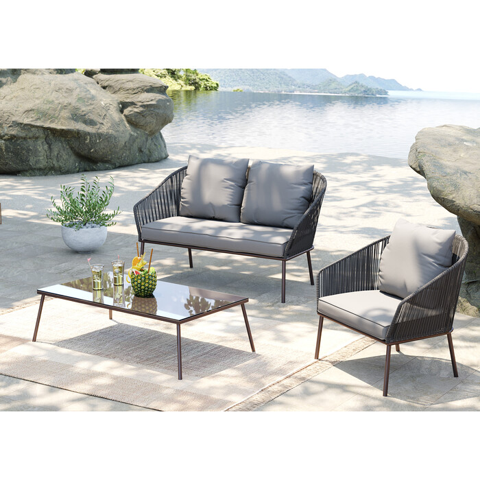 [86909] Ensemble de sièges Elba gris Quattro Outd. (4/pcs) - 2