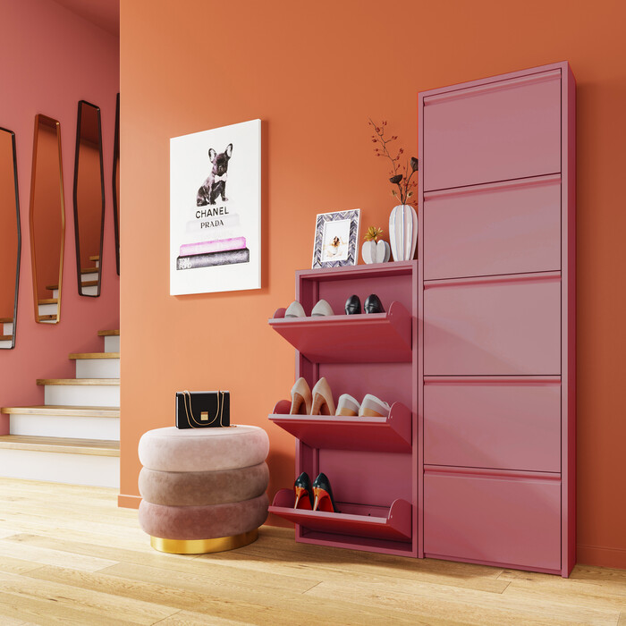 Shoe Container Caruso 5 Rose (MO)