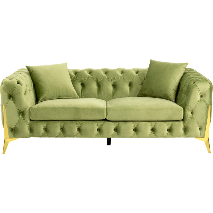Sofa Bellissima 2-Seater Velvet Green 200cm