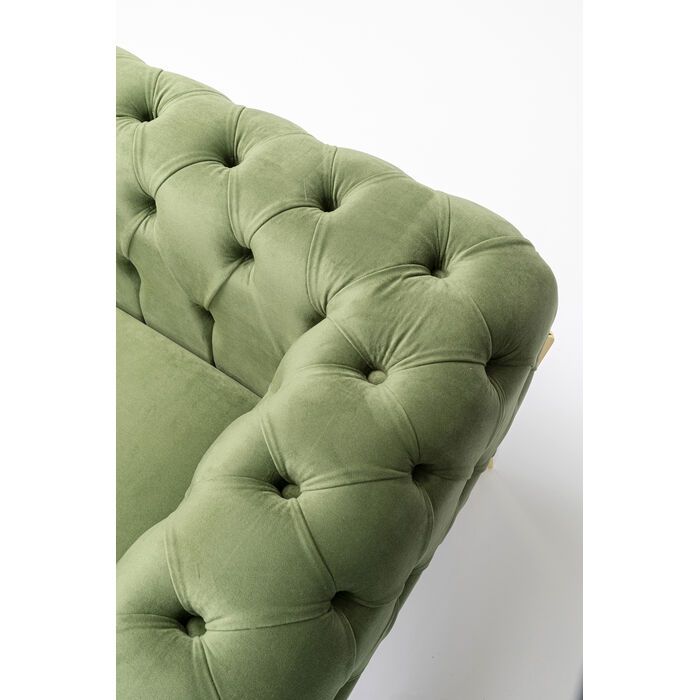 [87010] Fauteuil Bellissima velours vert 120cm - 3