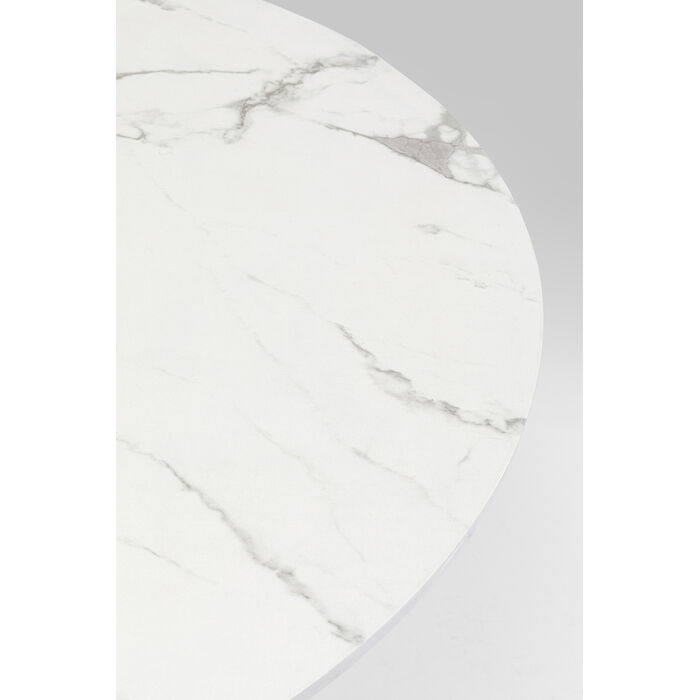 [87057] Table Schickeria marbre blanc Ø110cm - 4