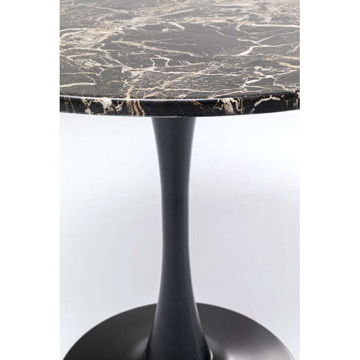 [87058] Table Schickeria marbre noir Ø80cm - 4