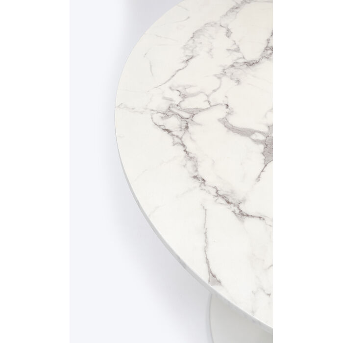 [87059] Table Schickeria Marble White Ø80cm - 3