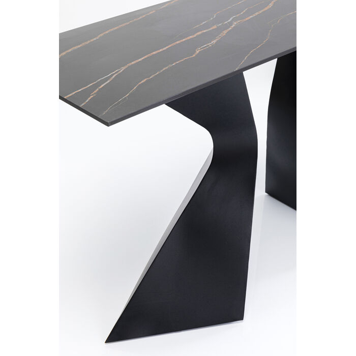 [87062] Consola Gloria negro cerámica 140x81cm - 4