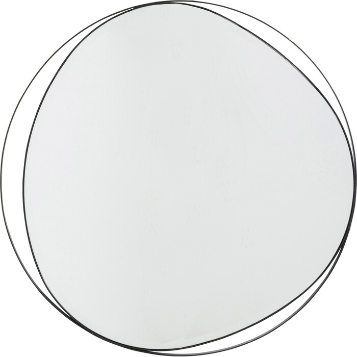 Wall Mirror Bonita Black Ø80cm
