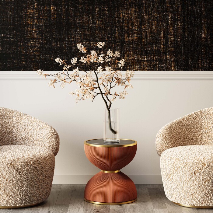 [87131] Table d'appoint Endless Vegas orange Ø47cm - 1