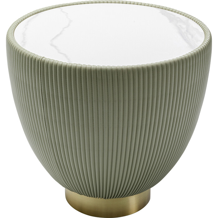 [87132] Table d'appoint Endless Vegas vert Ø47cm