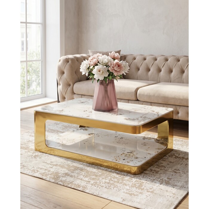 [87282] Table basse Nube Duo 130x70cm - 1