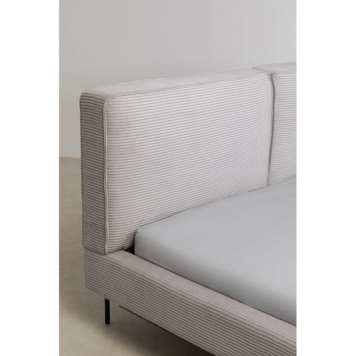 [87292] Bed East Side Cord Grey180x200cm - 3