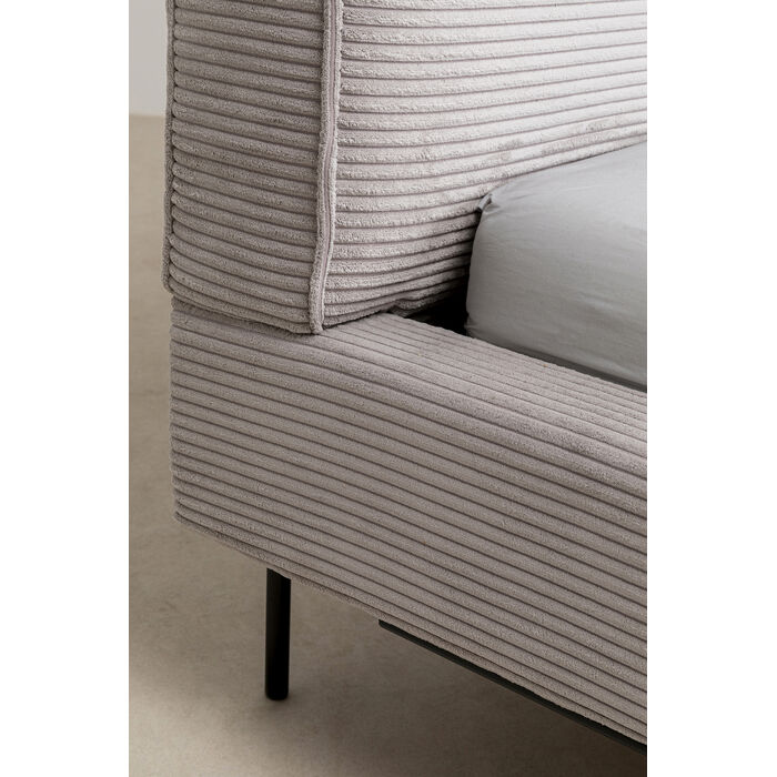 [87292] Bed East Side Cord Grey180x200cm - 4