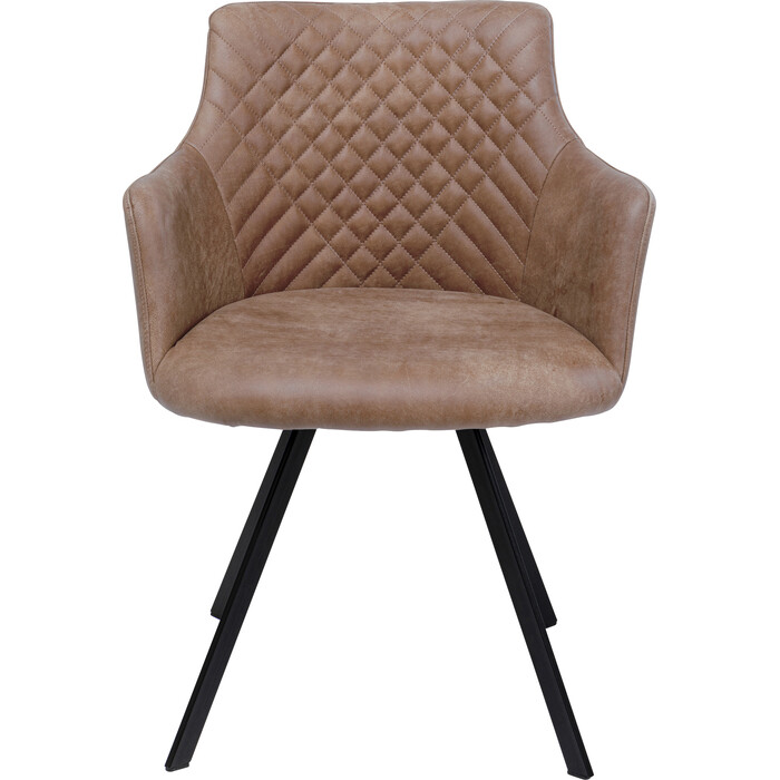 Chaise pivotante Coco marron
