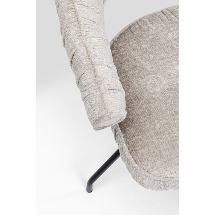 [87358] Chaise pivotante Arabella argent - 4