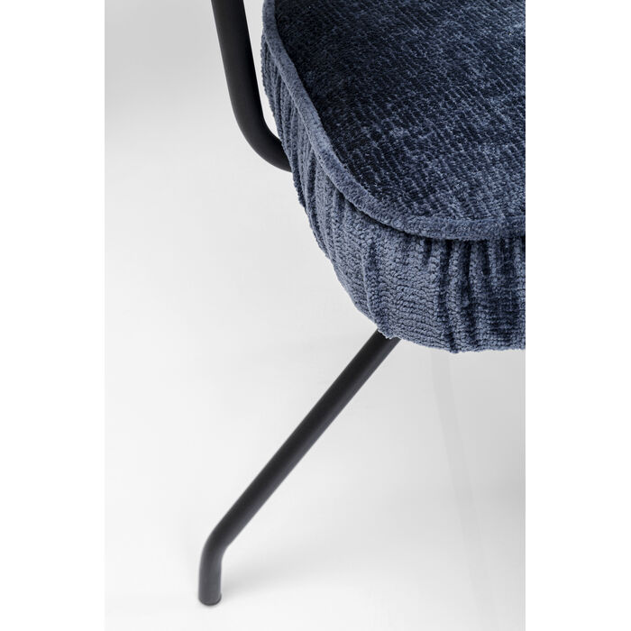 [87359] Chaise pivotante Arabella bleu - 4