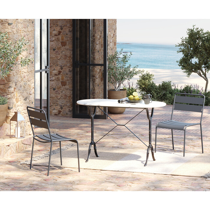 Bistro Table Kaffeehaus White 120x60cm