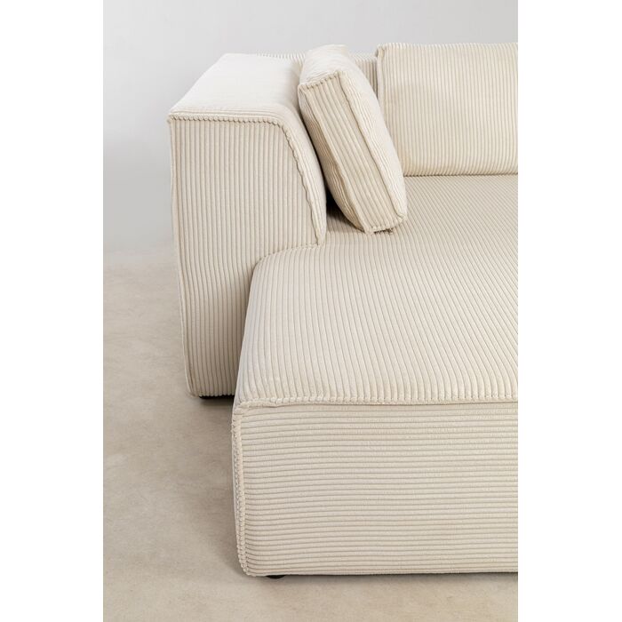 [87401] Sofá esq. Infinity Ottomane Pana Crema Izquierda - 3