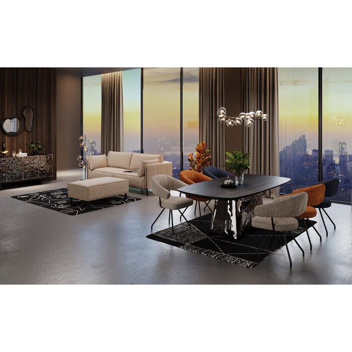 [87458] Table Caldera Chrome 220x110cm - 2