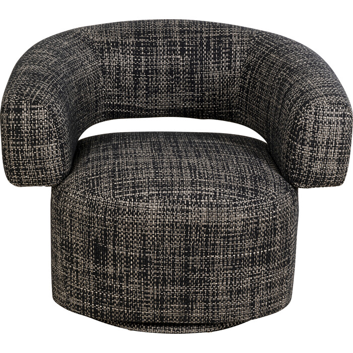 [87499] Fauteuil pivotant Maye Bow Gris