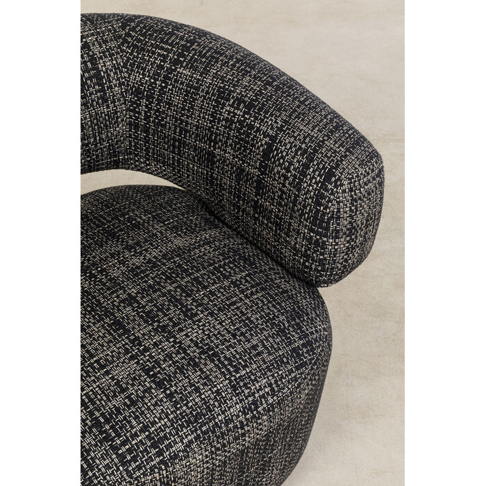 [87499] Fauteuil pivotant Maye Bow Gris - 3