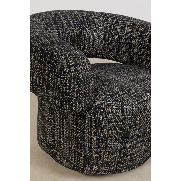 [87499] Fauteuil pivotant Maye Bow Gris - 4