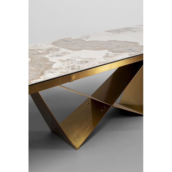[87666] Extension Table Connesso Brass 200(+60)x90cm - 3