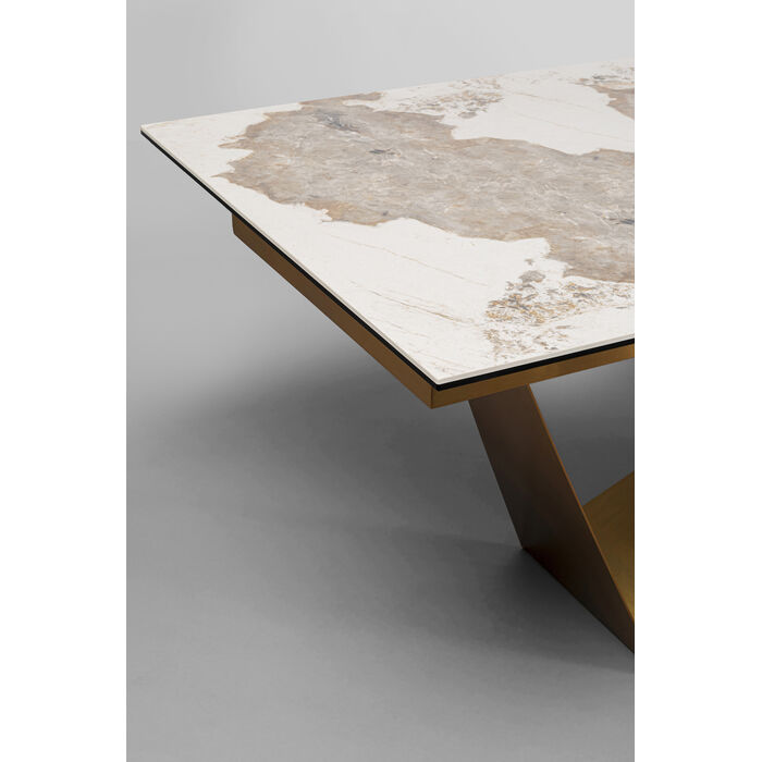[87666] Extension Table Connesso Brass 200(+60)x90cm - 4
