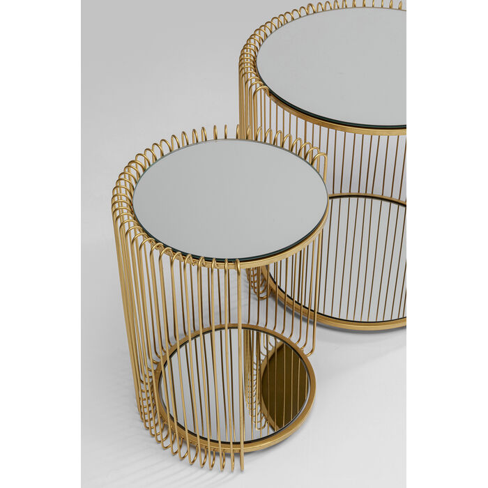 [87673] Tables d'appoint Wire Double laiton (2/Set) - 3