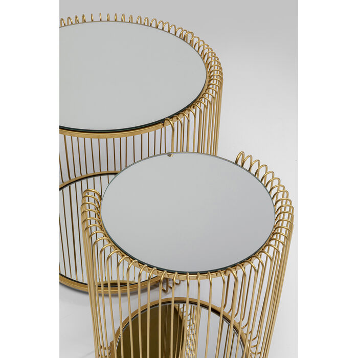 [87673] Tables d'appoint Wire Double laiton (2/Set) - 4