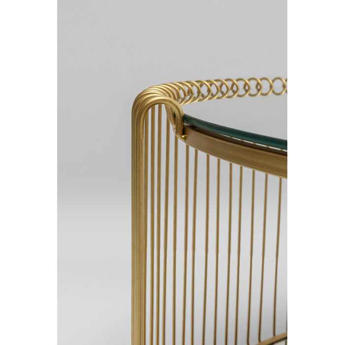 [87674] Coffee Table Wire Double Brass (2/Set) - 4