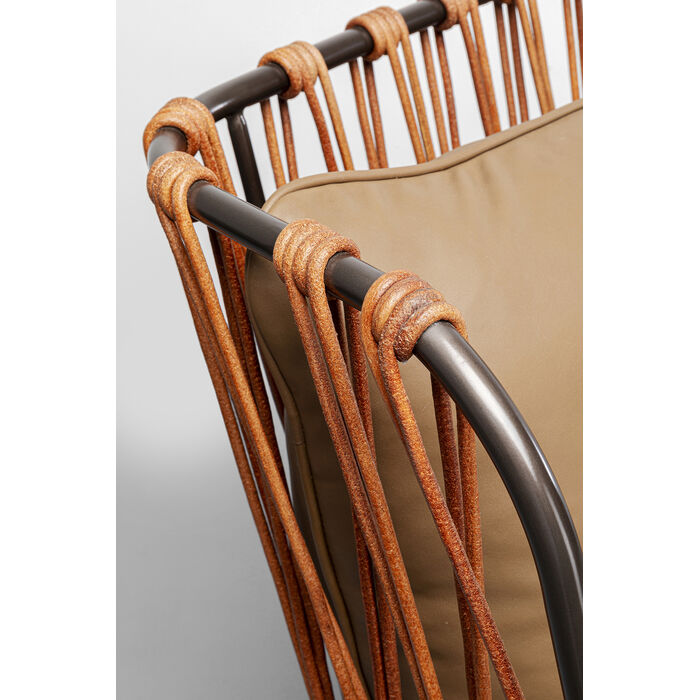 [87689] Fauteuil pivotant Paradiso marron - 3