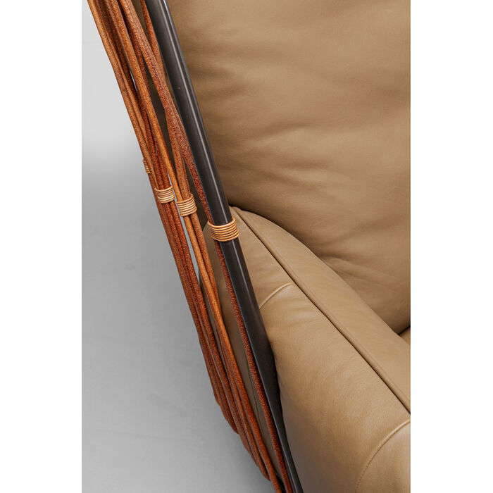 [87689] Fauteuil pivotant Paradiso marron - 4