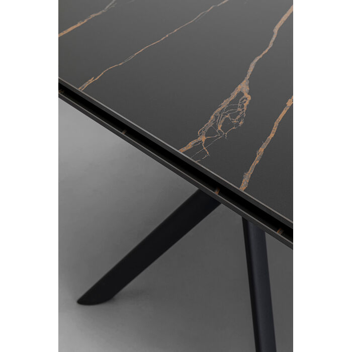 [87708] Extension Table Xenia Black 140(+30+30)x80cm - 3