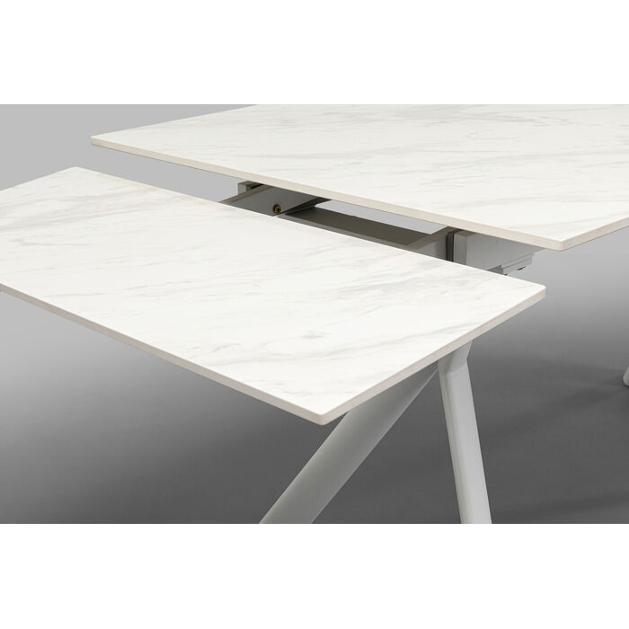 [87709] Mesa Ext. Xenia Blanco 140(+30+30)x80cm - 3