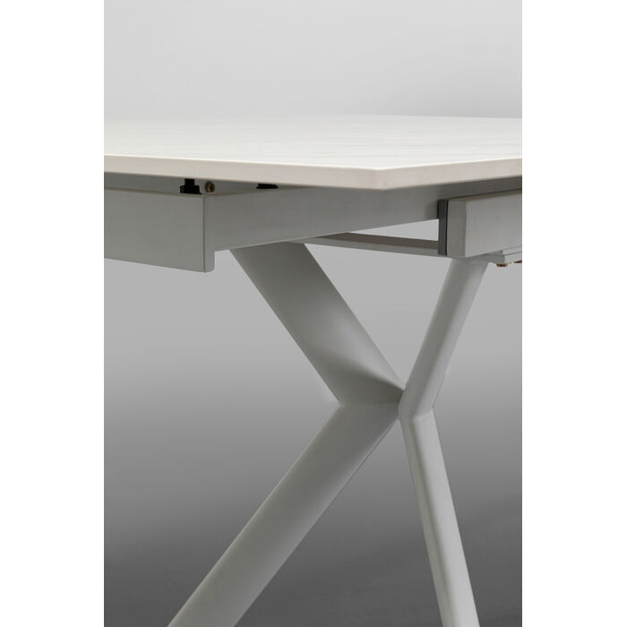 [87709] Mesa Ext. Xenia Blanco 140(+30+30)x80cm - 4