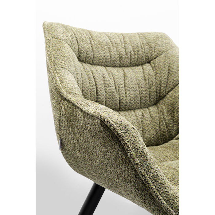 [87726] Chaise a. acc. Thelma mélange vert - 3