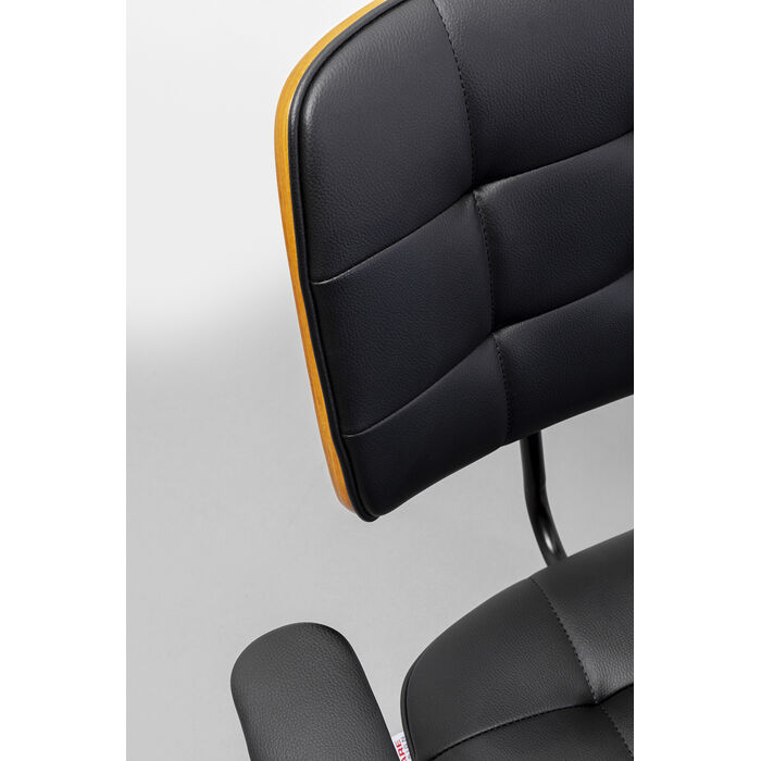 [87733] Chaise de bureau Nelly noir - 4