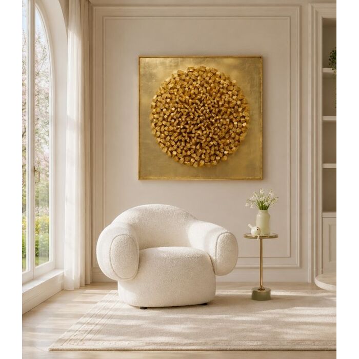Kreslo Dreamy Boucle Krem