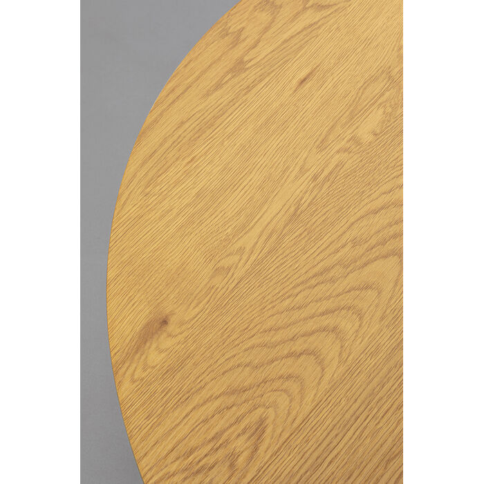 [87765] Mesa centro Schickeria Roble Blanco Ø80cm - 3