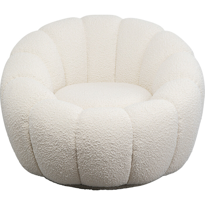 [87772] Fauteuil pivotant Peppo Bloom blanc