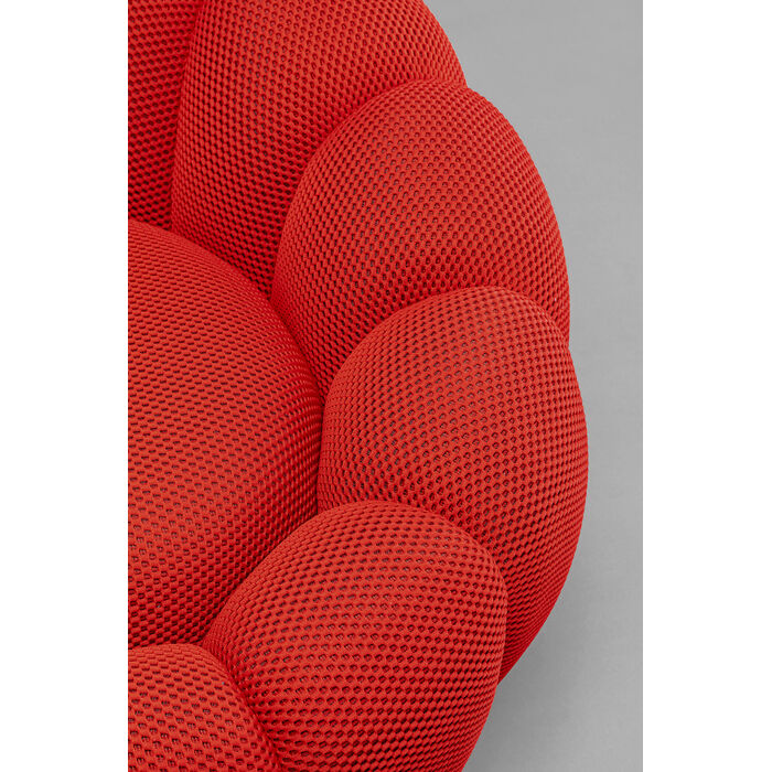 [87773] Fauteuil pivotant Peppo Bloom rouge - 4