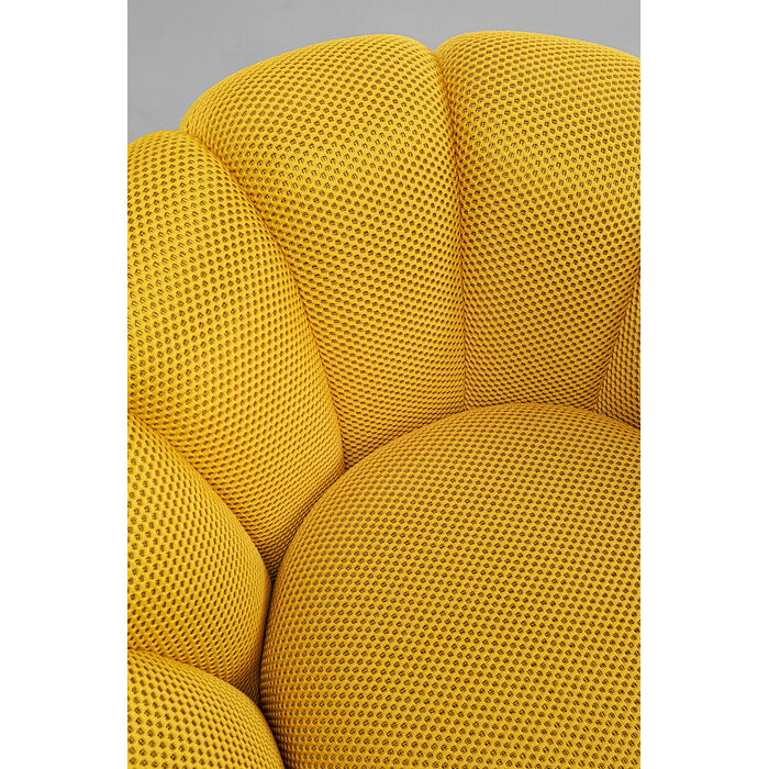 [87776] Fauteuil pivotant Peppo Bloom jaune - 4