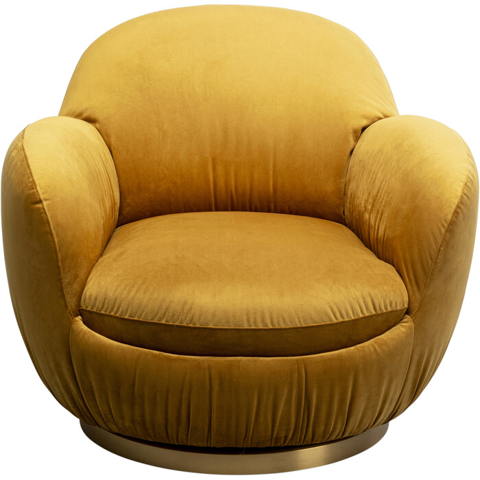 [87785] Sillón giratorio Nube Amarillo