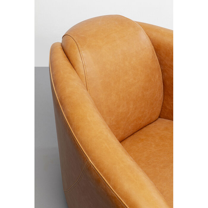 [87790] Fauteuil Cigar Lounge cuir  marron clair - 3