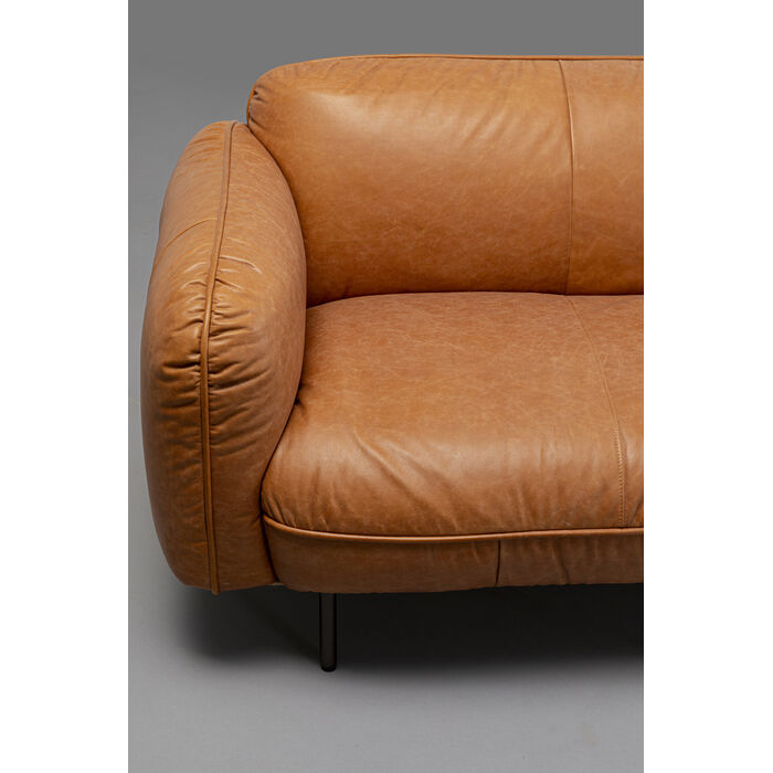 [87794] Sofá Calgary Piel Marrón Claro 228cm - 3