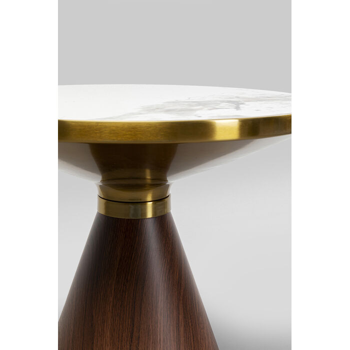 [87808] Side Table Cono Walnut Ceramic Ø50cm - 4