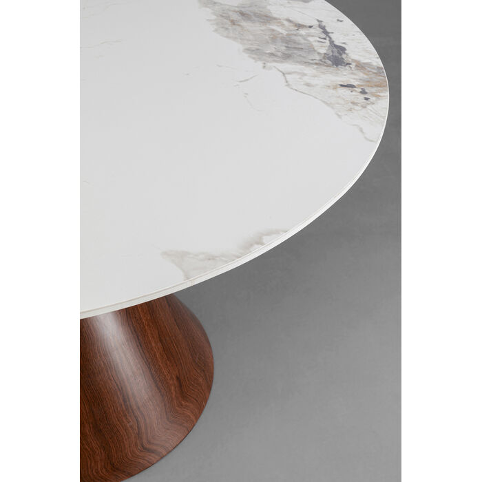 [87809] Table Cono Walnut Ceramic Ø120cm - 3